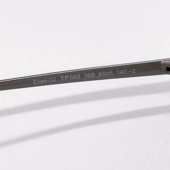 NEW TOM FORD TF569 16B SILVER WOMEN SUNGLASSES ELISE-02 FT0569/S 16B EYEWEAR - Picture 9 of 11